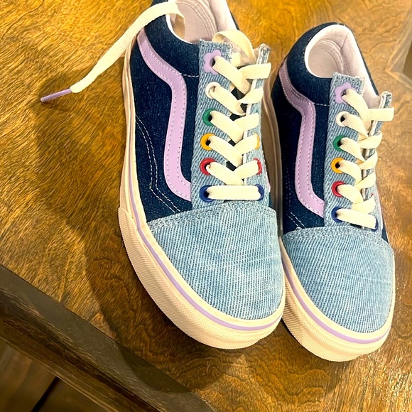 Vans X EM on Holiday Old Skool Denim Blue Sneakers Limited-Edition 2022 - Picture 2 of 8